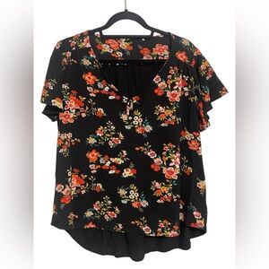 Floral Blouse 3X